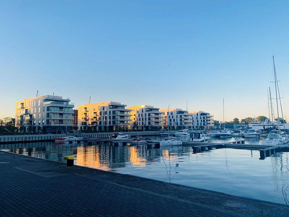 Ferienwohnung Apartament Gdynia Yacht Park Marina Luksusowy Apartament Nad Morzem Exterior foto